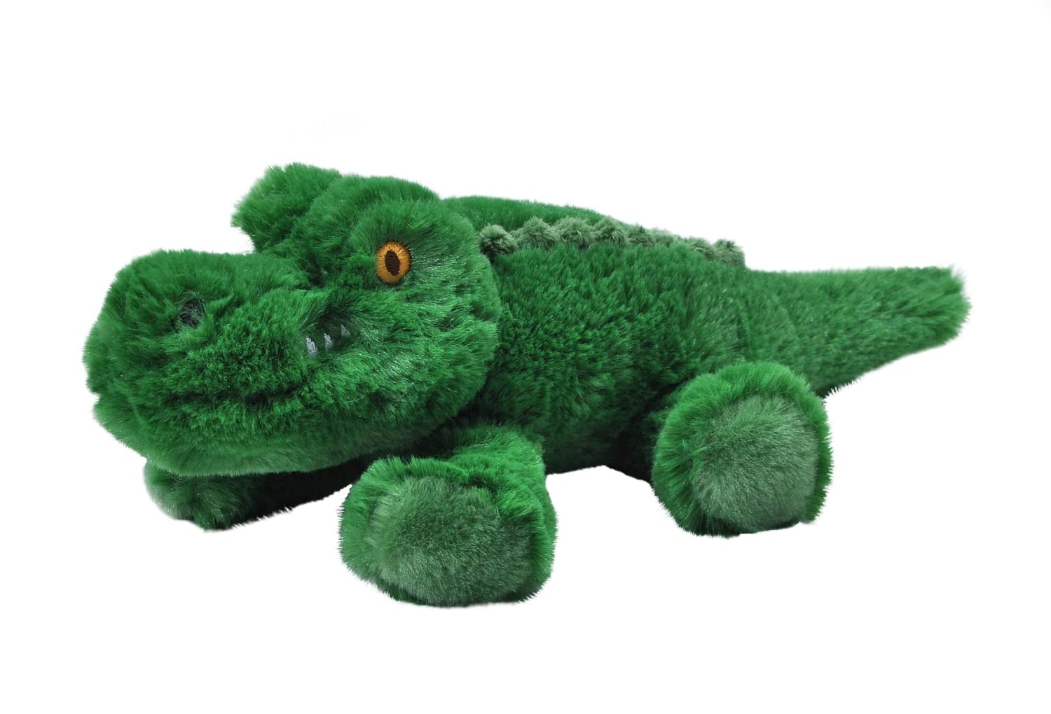 Wild Republic EcoKins Mini Alligator Stuffed Animal 8 inch, Eco Friendly Gifts for Kids, Plush Toy, Handcrafted Using 7 Recycled Plastic Water Bottles
