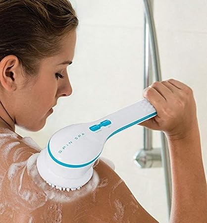 Creative Creation 5 in 1 Electric Bath Spin SPA Massage Shower Brush Cleaning System Long-Handle
