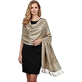 PASKMLNA Paisley Jacquard Pashmina Shawl Wrap Scarf Stole