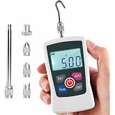 500N Digital Force Gauge, Trigger Pull Gauge for Tension &amp; Compression Test | High-Precision Push-Pull Meter with Real-Time/Peak/First Peak Modesfor Quality Control &amp; Material Testing (N, kg, lb, oz)