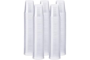 Gusto [500 Pack] 3 oz. Clear Cups, Small Disposable Bathroom, Espresso, Mouthwash Polypropylene Cups - Formerly Comfy Package