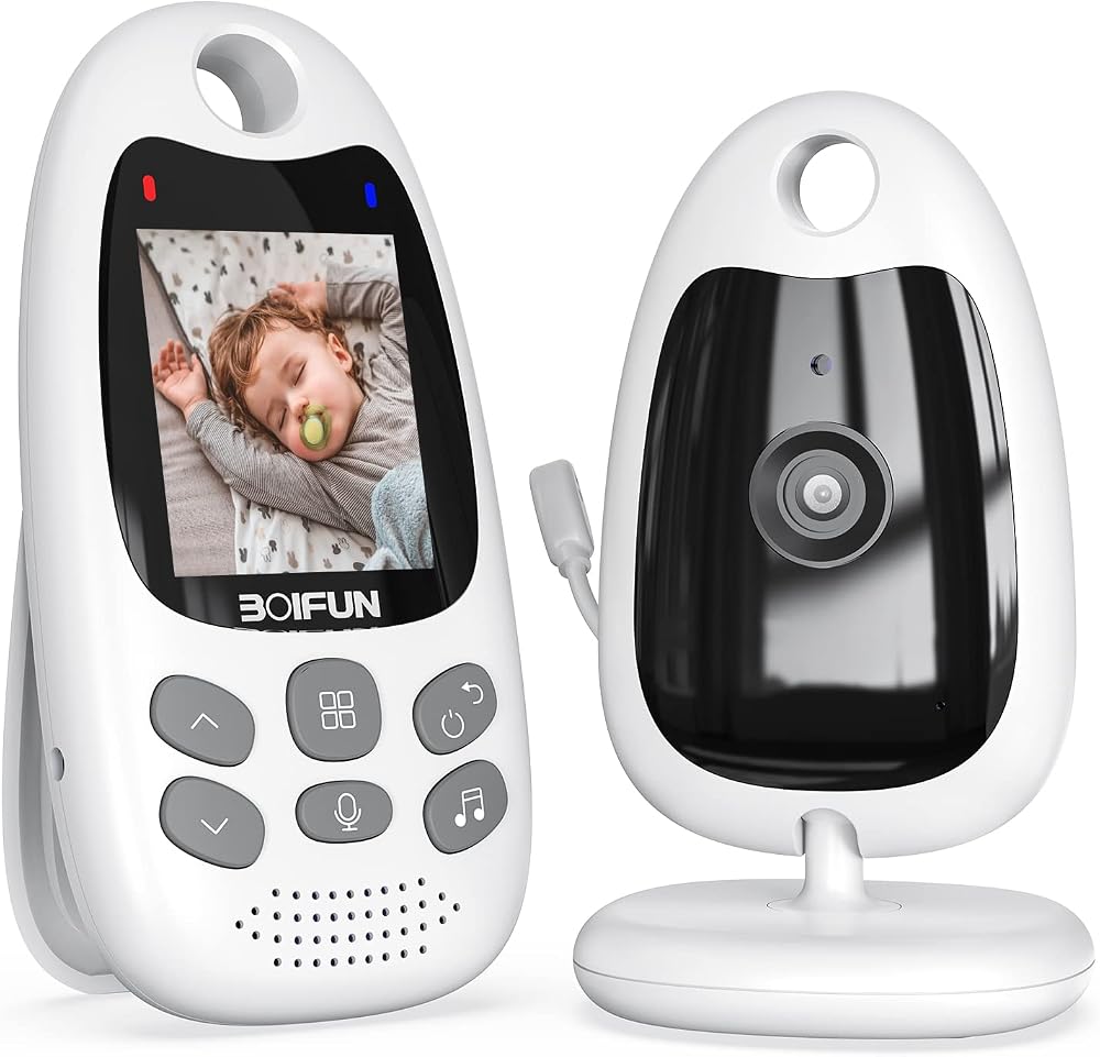 BOIFUN Baby Monitor 2026 Upgraded No WiFi 2 inch Screen Night Vision
