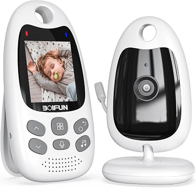 BOIFUN Baby Monitor 2026 Upgraded No WiFi 2 inch Screen Night Vision