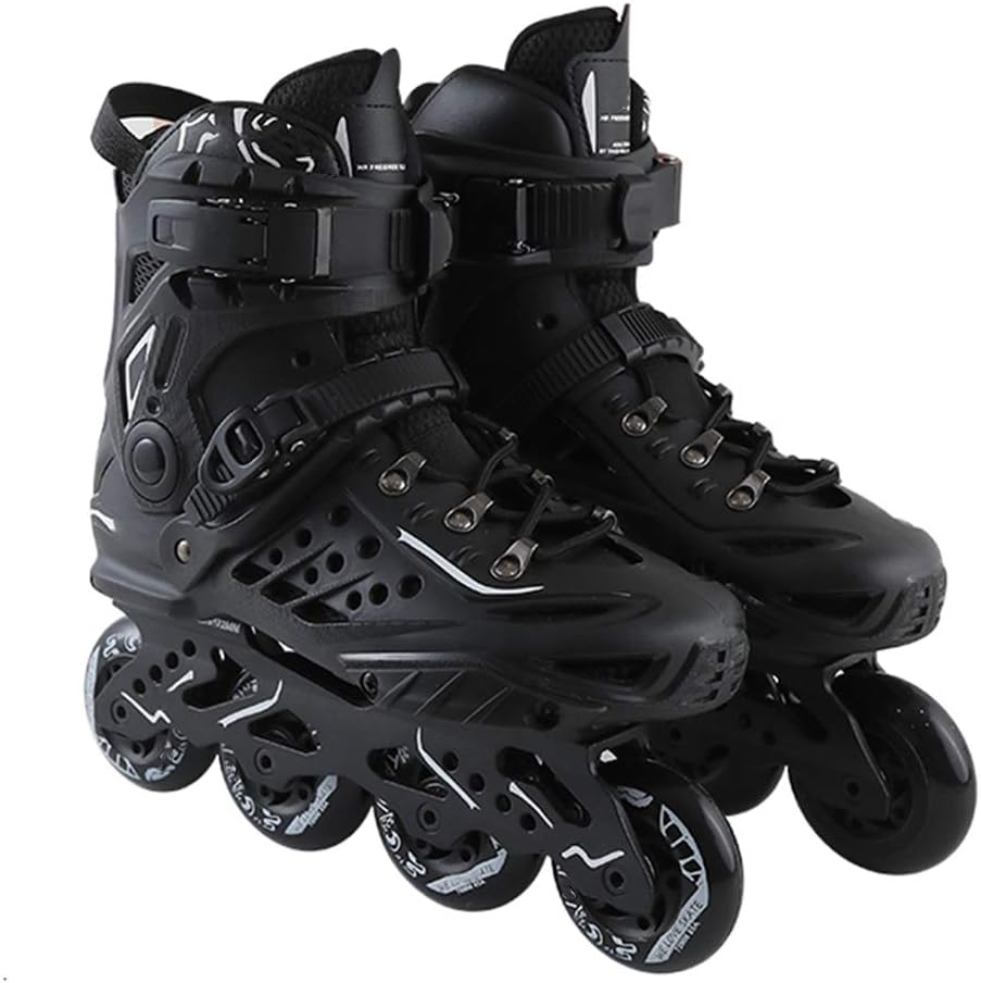 XYZLEO Inline Skates Adult Roller Skates Women Man Outdoor Anti-Collision Shock Absorption Roller Skates, Breathable Comfortable Mute Roller Blades