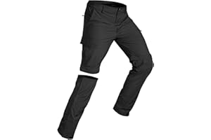 Wespornow Men's-Convertible-Hiking-Pants Quick Dry Lightweight Zip Off Breathable Cargo Pants for Outdoor, Fishing, Safari
