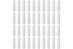 ywmigl 40 Pcs Sidewalk Chalks for Kids Non Toxic Jumbo Chalk for Party Gift Outdoor Art Classroom Play Painting (White)