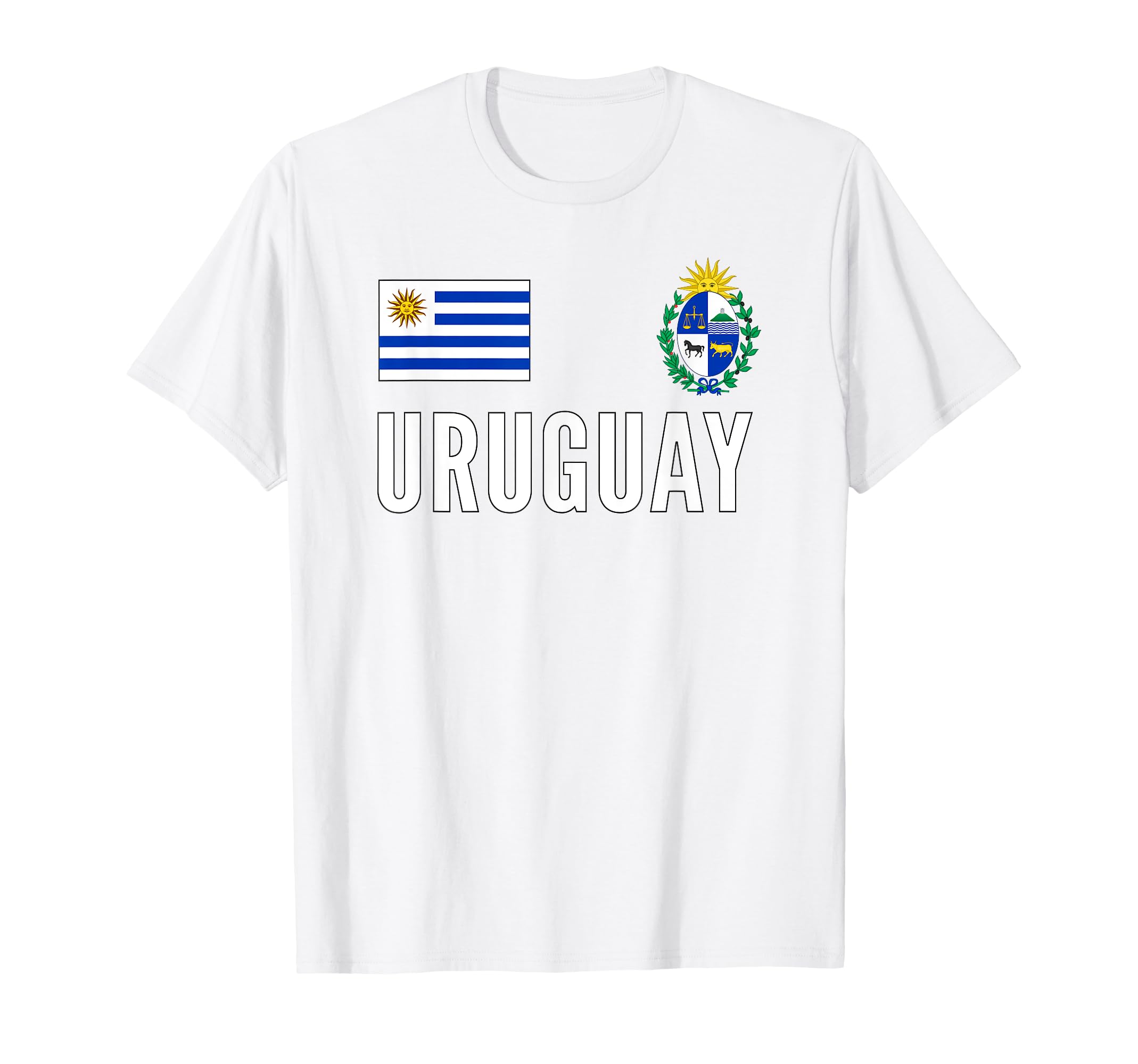Uruguay Soccer Jersey Football Fan Support T-Shirt