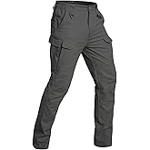 NAVEKULL Men's Flex Tactical Pants Cotton Stretch Work Cargo Pants Lightweight EDC Outdoor Hiking Trousers
