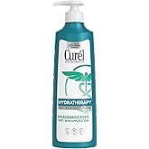 Curel Hydra Therapy In Shower Lotion, Itch Defense Body Moisturizer with Advanced Ceramide Complex, Vitamin E, & Oatmeal Extract, 12 Oz