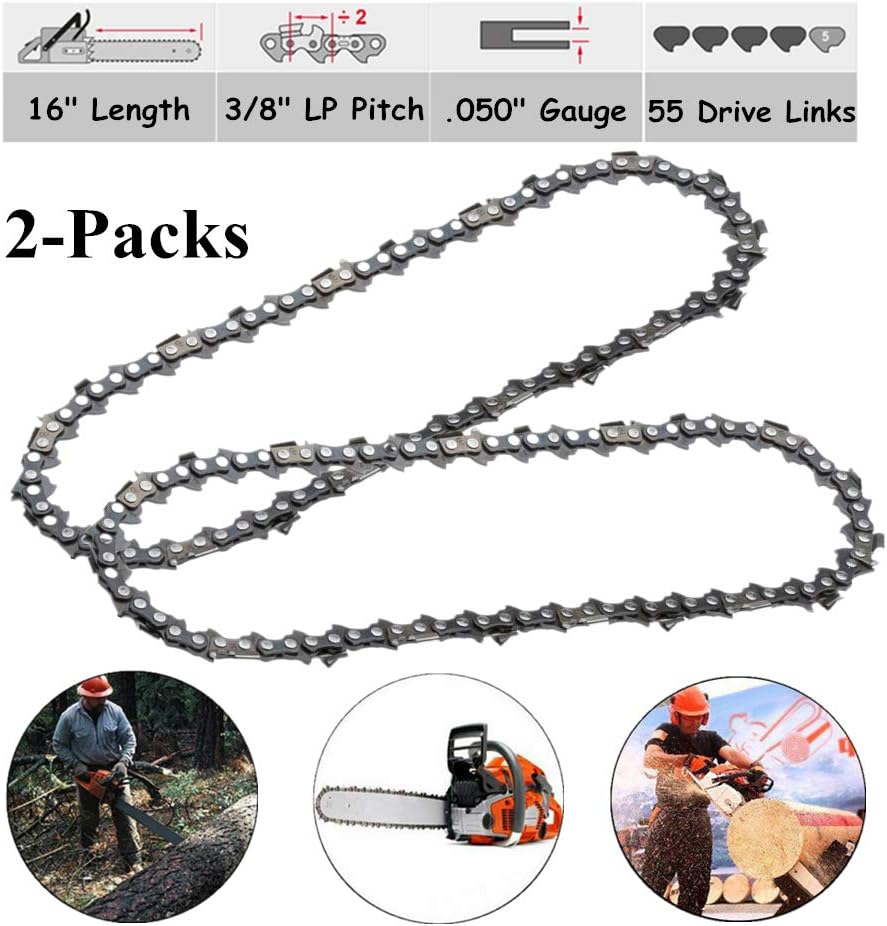 Home & Garden 16 Inch Chainsaw Saw Chain 55 Drive Links Chains For