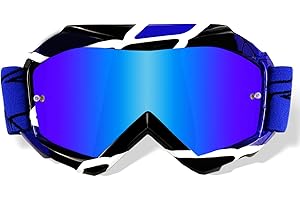 NENKI Youth & Kids Motocross Goggles - Dirt Bike & MX Motorcycle Off Road Goggles with Anti Fog UV Protection Lens