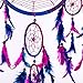 Dream Catcher ~ Handmade Traditional Royal Blue, Pink & Purple 8.5