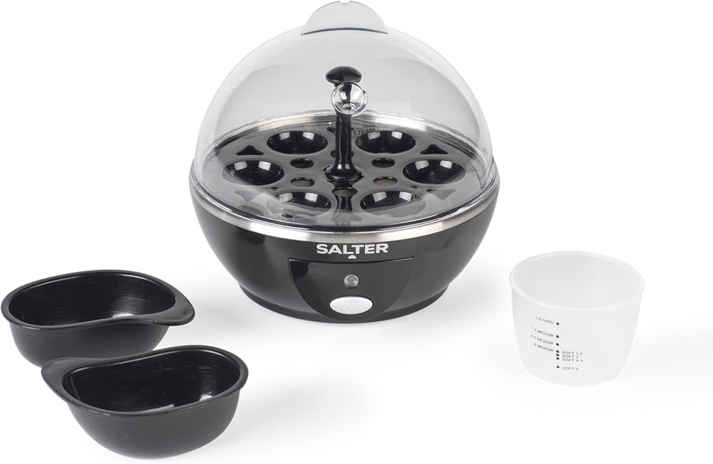 Salter Electric Multi Egg Cooker 6 Egg Capacity Soft Hard Poached 430W