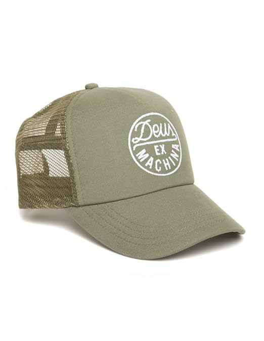 Deus Ex Machina Hackman 2 Trucker Cap - Olivgrün