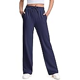 NUMYEAN Girls Sweatpants Straight Leg French Terry Joggers Baggy Sweatpants for Teen Girls Size 7-14Y