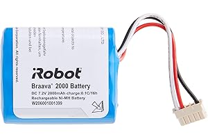 iRobot Braava Authentic Replacement Parts - 2000 mAh NiMH Battery for Braava® 380t and Mint 5200