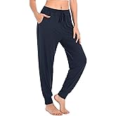 Envlon Womens Yoga Pants Loose Lightweight Workout Sweatpants Drawstring Comfy Joggers Casual Lounge Pants with Pockets