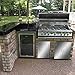 CO-Z Outdoor Kitchen Doors, 304 Stainless Steel Single BBQ Access Door for Outdoor Summer Kitchen Island, Grilling Station, Outside Cabinet, Barbeque Grill, Built-in SS BBQ Island Door (14W x 20H)