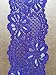 LACE REALM 2.25″×10 Yards Stretch Floral Pattern Lace Ribbon Trim Lace for Headbands Garters Decorating Floral Designing & Crafts (Purple)
