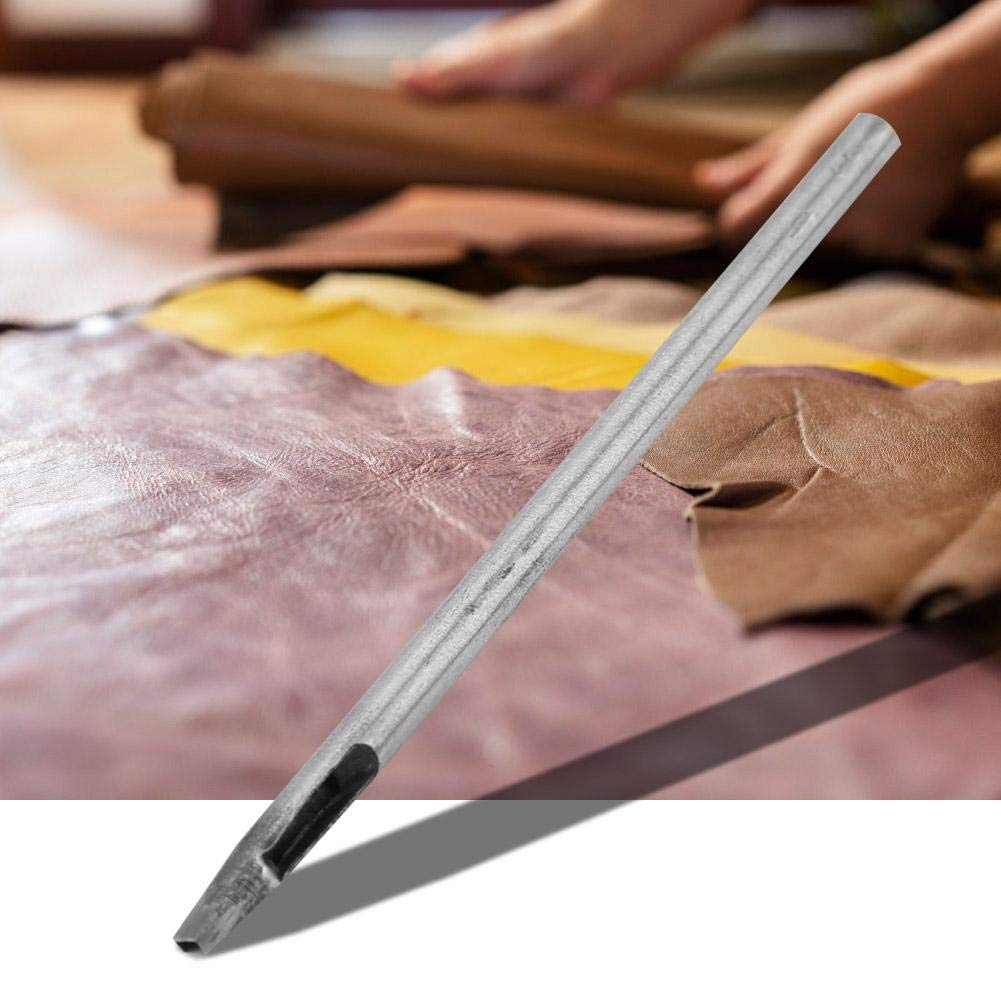 Leather Craft Hole Punch Tool with 3-10mm Eyelet Oblong Hollow Hole Puncher for Leather Watch Bands Belts Paper Plastics(3 * 1) Leather Tools