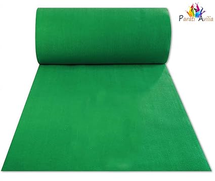 Tappeto Verde Per Matrimoni Altezza 1 Mt Spessore 28 Mm