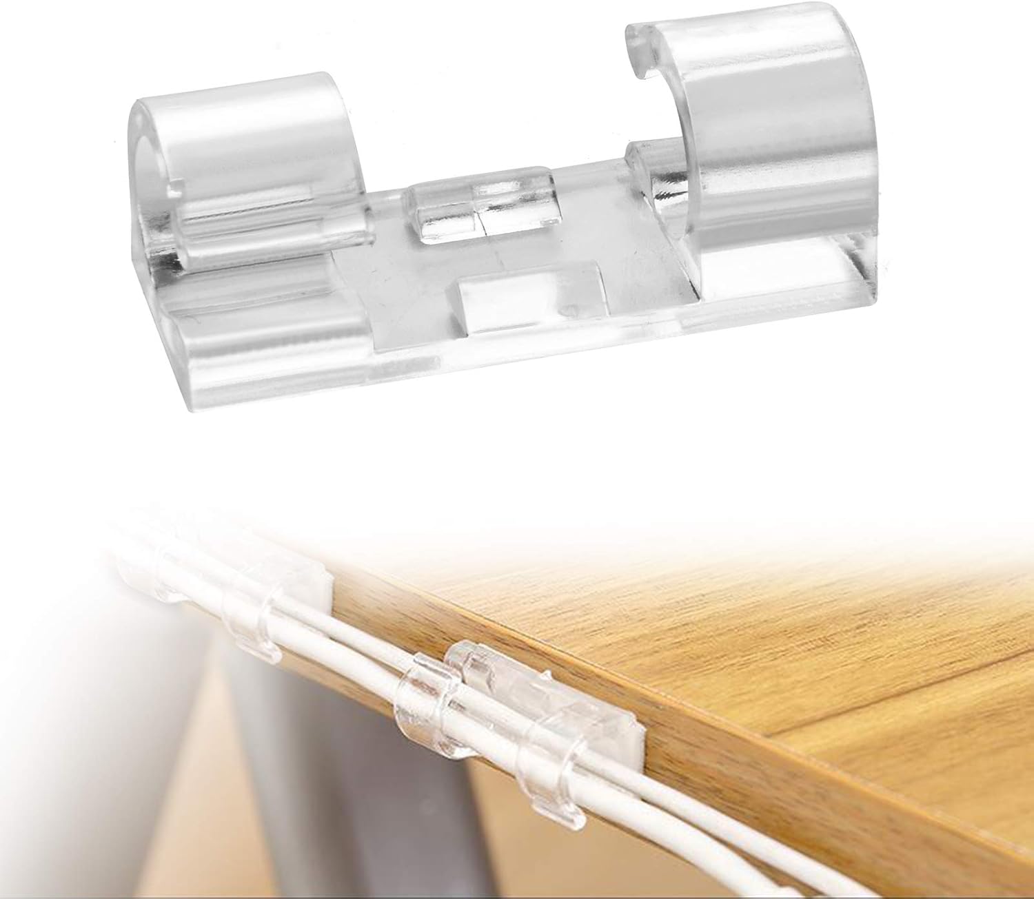 SOULWIT® 50 Pcs Self Adhesive Cable Management Clips Amazon.co.uk