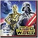 Star Wars Birthday Party Supplies Pack for 8 Guests - Lunch Plates, Dessert Plates, Lunch Napkins, Cups