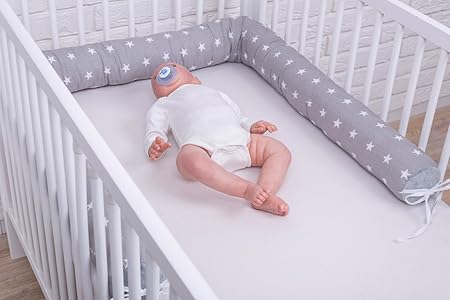 Amilian® Bettschlange Nestchen Nestchenschlange Bettrolle 210 cm BOA16