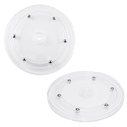 Murtenze 2Pcs 6 Inch Acrylic Turntable