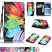 Firefish Galaxy S6 Case, [Kickstand Feature][Drop Proof] Durable Leather Folio Style Wallet Case with Anti-Scratch Protective Cover for Samsung Galaxy S6-Sunflower