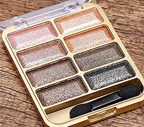 Neutral Matte/Shimmer 8 Color Eyeshadow Palette, KRABICE Eyeshadow Eye Shadow Palette Makeup Kit Set Make Up Professional Box #5