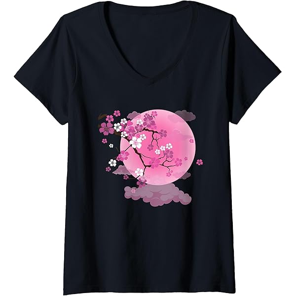 Amazon.com: Japanese Sakura Cherry Blossom Tree Art Print T-Shirt