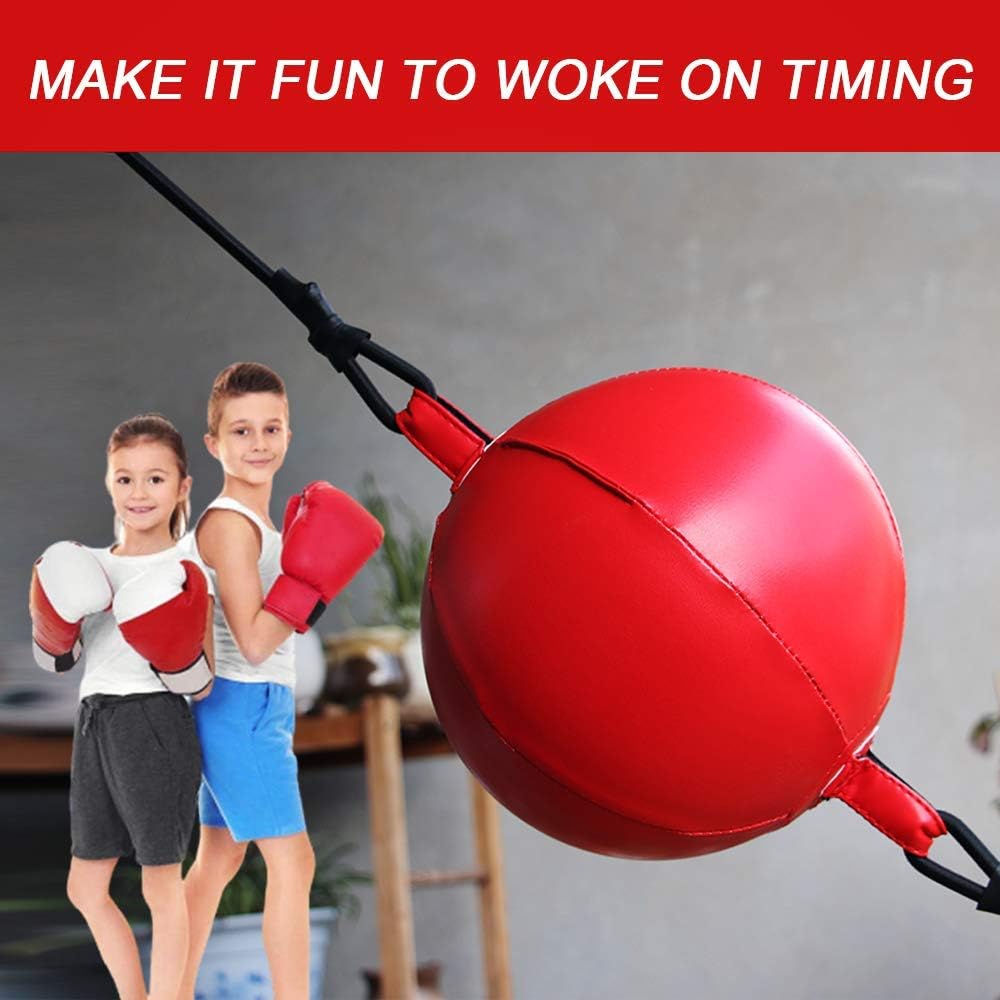GOFORIT Durable Double End Bag - Train Strike & Reflex & Cardio Beginner Boxing MMA Speed Ball - Easy to Set up and Train Immediately Punching Bag : Sports & Outdoors