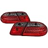 Tail Lights For 96-02 Mercedes Benz W210 E-Class LED - Red Smoke in ...