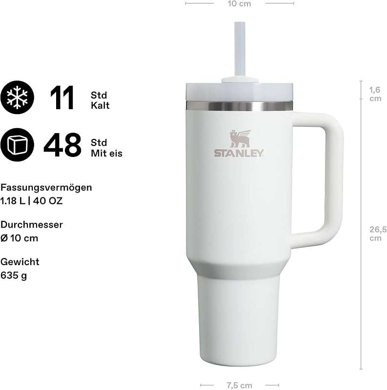 1913 Quencher H2.0 FlowState Trinkbecher 1.18L - Frost