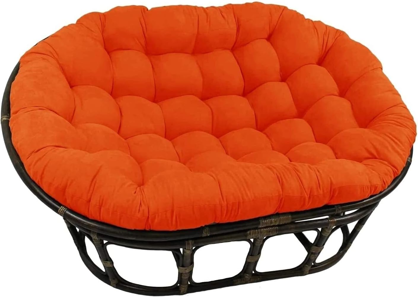 Hanging Basket Chair Cushions for Garden Furniture Double Patio Seat Cushion Hanging, 65inch Large Chair Cushion, Swing Thick Seat Cushions, for Hanging Chair 172x120x15cm Easy Install Chair Pads 608