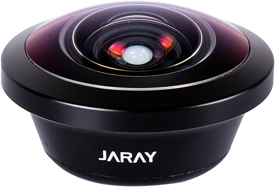 JARAY Pro Universal Fish-Eye Mobile Lens Kit 230° Super Wide w/Steady Clip 7.5mm Optics Phone Lens