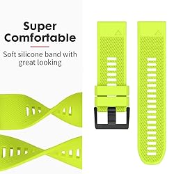 NotoCity Compatible Fenix 5 Band 22mm Width Soft