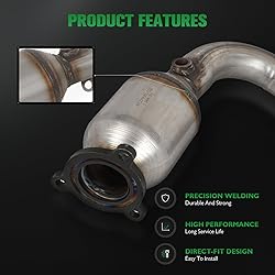 SCITOO 16581 54850 Front and Rear 2PCS Catalytic