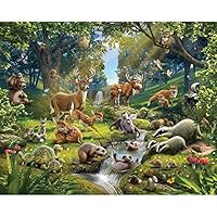 Walltastic WT43060 Animals of The Forest Wall Mural