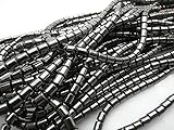 jennysun2010 Grade AAA Healing Natural Magnetic Hematite 8x8mm Drum Gemstone 15.5 Inches Beads 1 Strand for Bracelet Necklace Earrings Jewelry Making Crafts Design Healing