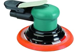 Dynabrade (59025) Dynorbital-Spirit 6" (152 mm) Diameter Random Orbital Sander, Non-Vacuum | Proportionate 3/16" (5 mm) Diameter Orbit | 12000 RPM Pneumatic Motor