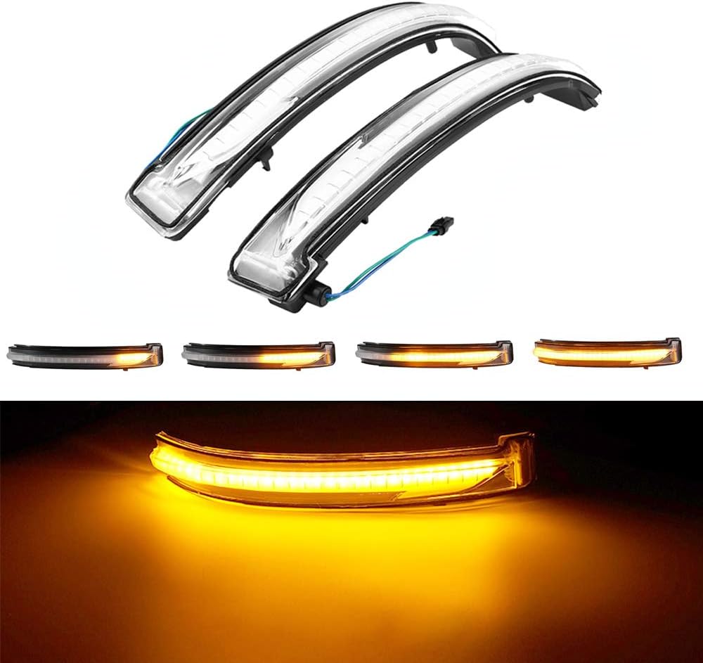 Dynamische LED Seitenspiegel Blinker Blinker für N-issan Q-ashqai X