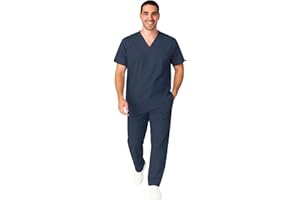 M&M SCRUBS Men Scrub Set Medical Scrub Top and Pants