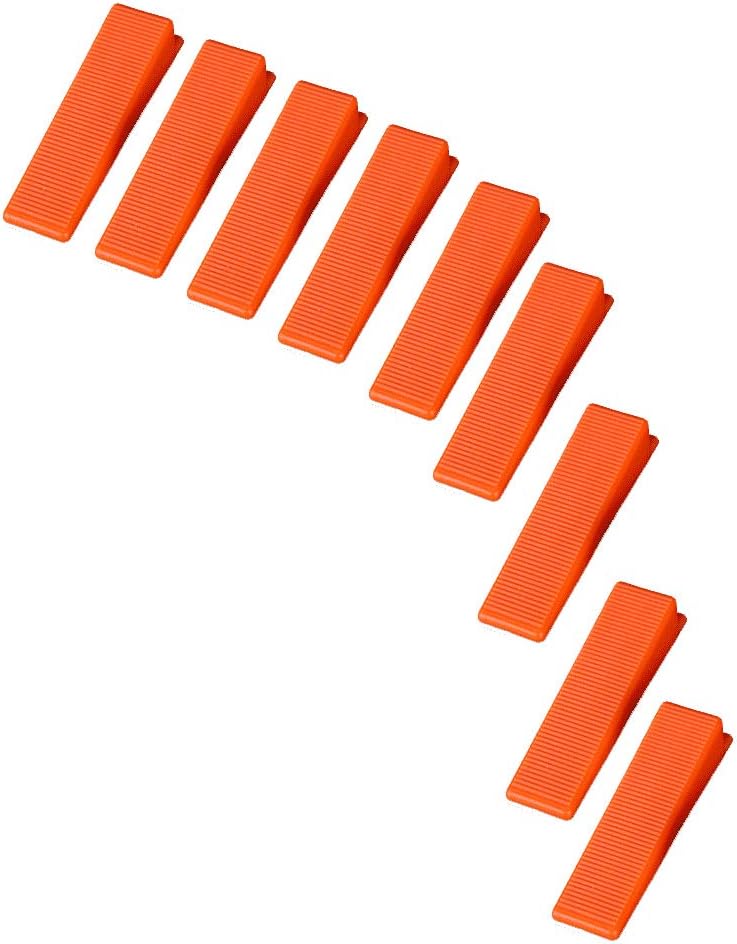 DXIA 100 Piezas Cuñas de Nivelación, Cuñas o Espaciadores de Azulejos Pequeños, Bloques de Acristalamiento de Plástico Cuñas, Ventana Cuñas de Instalación, Cuñas de Rueda Azulejos