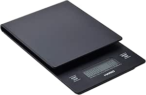 Hario V60 Drip Coffee Scale and Timer, One Size, Black (New Model)