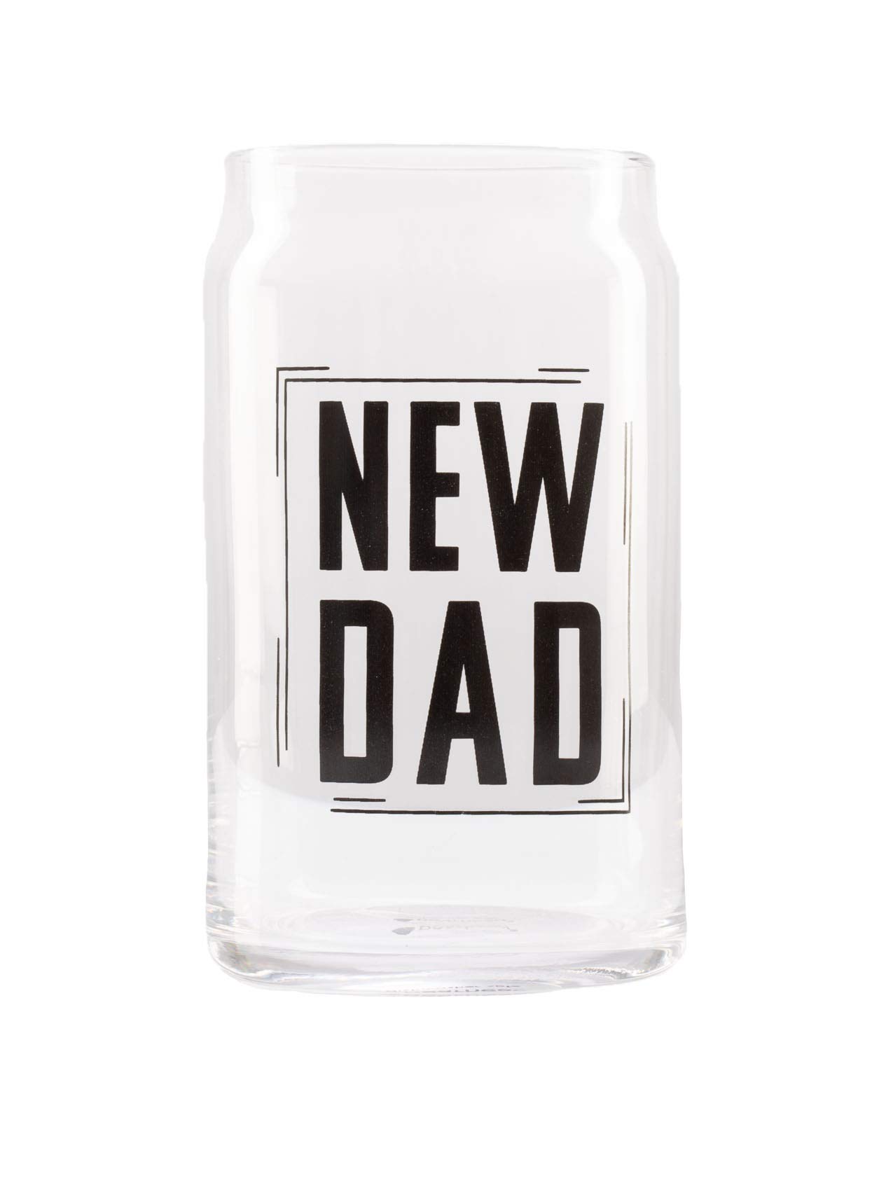 Pearhead New Dad Beer Glass, New Dads or Father’s Day Gift, Fatherhood Pint Glass, Novelty Bar Accessory, 16oz