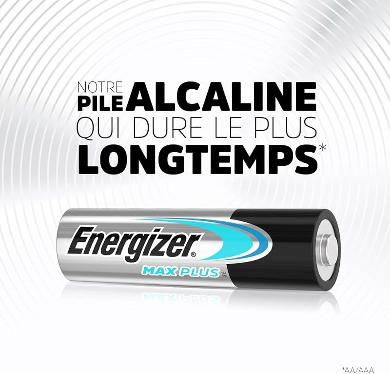 Piles alcalines AA Energizer Max Plus, Pack de X