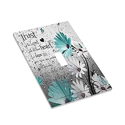 Farm Teal Daisy Floral Bible Verse Inspirational
