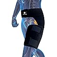 NOSIDAK Hip Brace for Sciatica Pain Relief Thigh Compression Sleeve Groin Brace Sacroiliac Belt Support for SI Joint, Sciatic Nerve, Hip Replacement, Arthritis, Bursitis for Men Women - Left